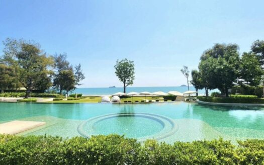 Beach front sea view 2 br condo